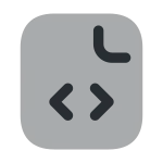 Document Code SVG Icon